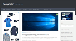 Desktop Screenshot of dataporten.net