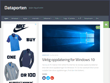 Tablet Screenshot of dataporten.net